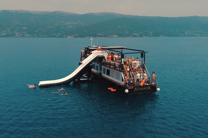 5-Hour Adventure Cruise in Ohrid - From Boat Armada at the Port of Ohrid: what to expect at the start