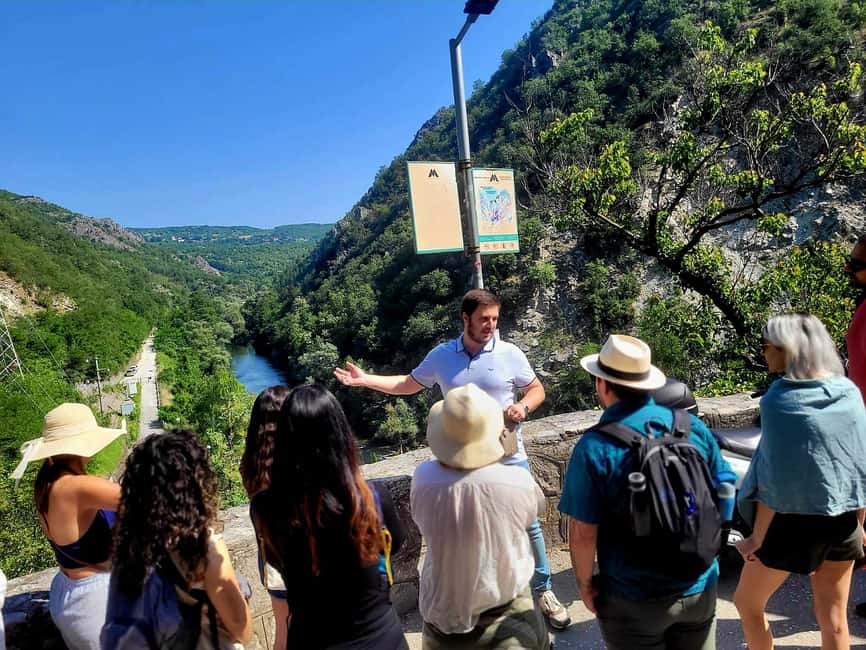 Adventure: Canyon Matka, St. Panteleimon, Mt. Vodno & Lunch - Mount Vodno by cable car: Millennium Cross views and real photo time