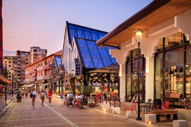 Albania,Kosovo&N.Macedonia;Semi–Private Tour with Tour Leader&Car - Prizren: river old town streets, Sinan Pasha Mosque color, and Fortress views