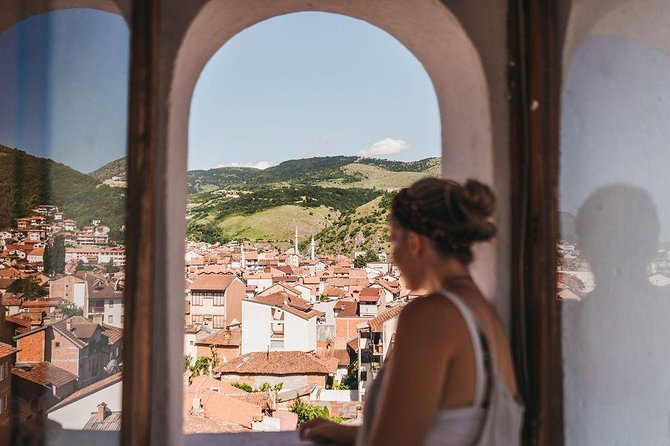Albania,Kosovo&N.Macedonia;Semi–Private Tour with Tour Leader&Car - Berat: “1001 windows” streets, castle history, and Onufri’s signature red