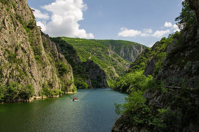 Canyon Matka Tour - From VIP Arena Boris Trajkovski to the Sastav river meeting point
