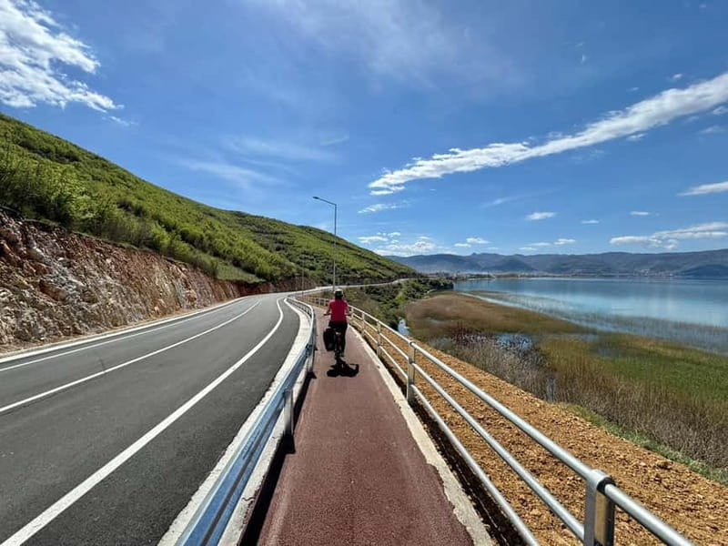E-biking across the border, from Ohrid to Albania. - Border Crossings and Your Passport Must-Have