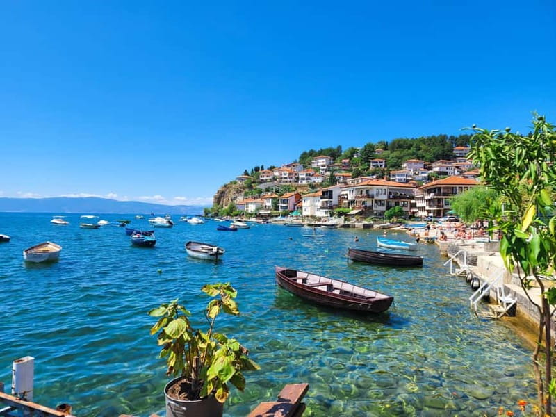From Durres: North Macedonia Ohrid Lake, Saint Naum Day Tour - Ohrid Old Town Walk: Cobblestones, Markets, and Church Corners