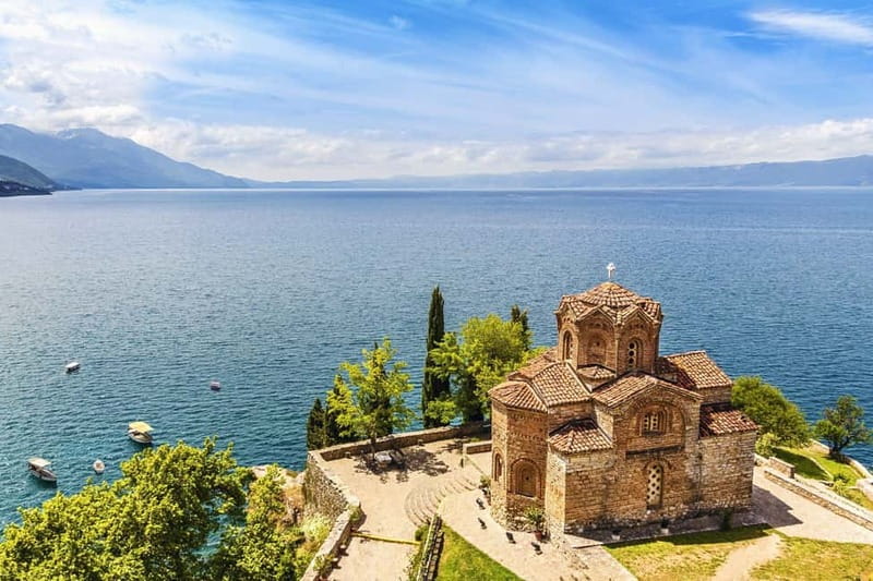 From Durres: North Macedonia Ohrid Lake, Saint Naum Day Tour - Pogradec on the Albanian Side of Lake Ohrid: Coffee and Quiet Views