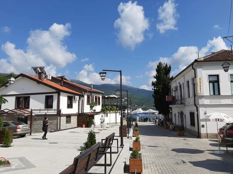 From Skopje: Full-Day Group Tour to the UNESCO City of Ohrid - Old Town, Lake Promenade, and the Best Kind of Lunch Stop
