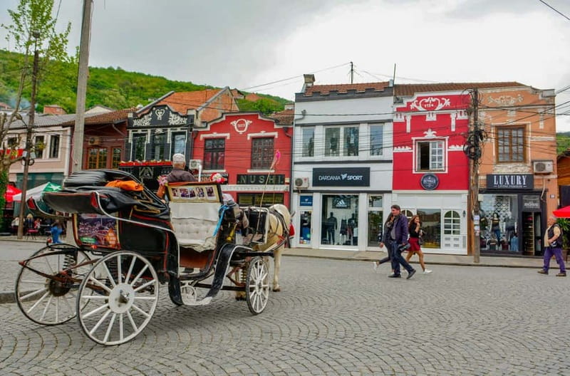 From Skopje:Kosovo in a Day-Group Tour to Pristina & Prizren - Nane Theresa Pedestrian Street and the Old Bazaar, Where the City Breathes