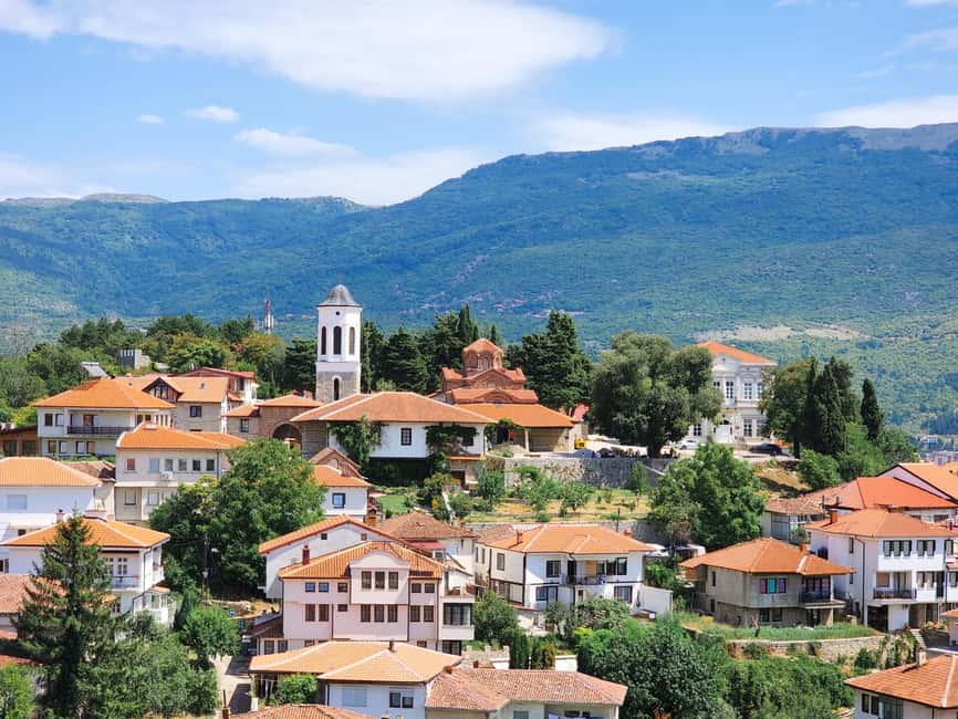 From Tirana,Day Tour: UNESCO site Ohrid Lake - Lini en route, plus shopping time in Ohrid that feels useful