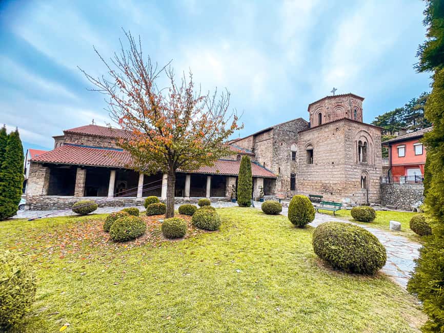 From Tirana,Day Tour: UNESCO site Ohrid Lake - Saint Naum on Lake Ohrid, then the return to Albania