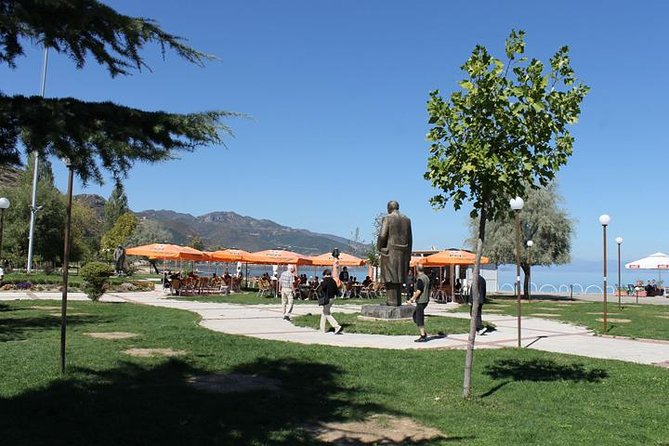 Full-Day Private Lake Ohrid and Albania Tour from Ohrid - St Naum Monastery on the lakeside edge