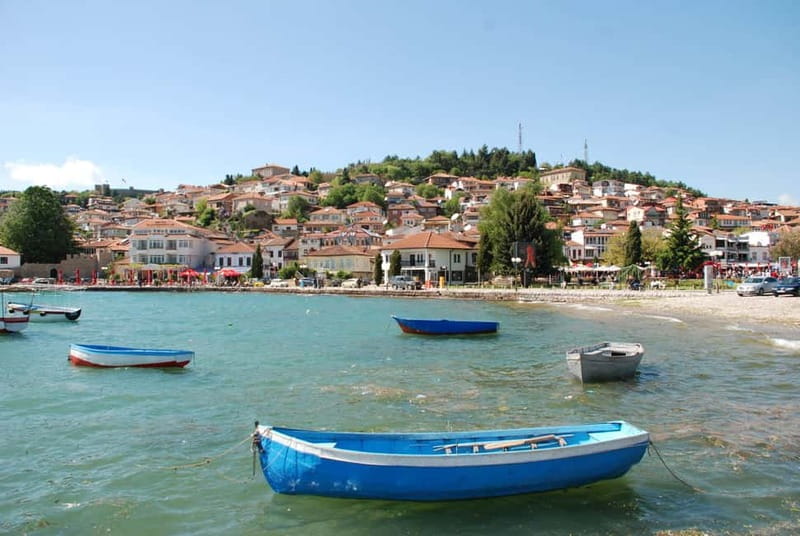 Full Day tour of Ohrid N Macedonia and St. Naum from Tirana - Kaneo Church and the walk back past Saint Sofia Church