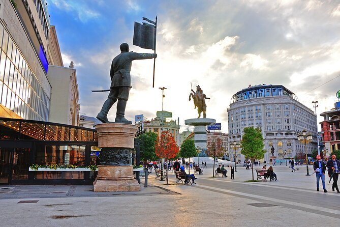 Half Day Walking Tour of Old and New Skopje - Gate Macedonia: independence made into a photo-friendly arch