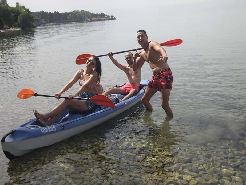 Kayaking Lake Ohrid with BBQ, from Ohrid. - Stop vibe: what the long break time is really for