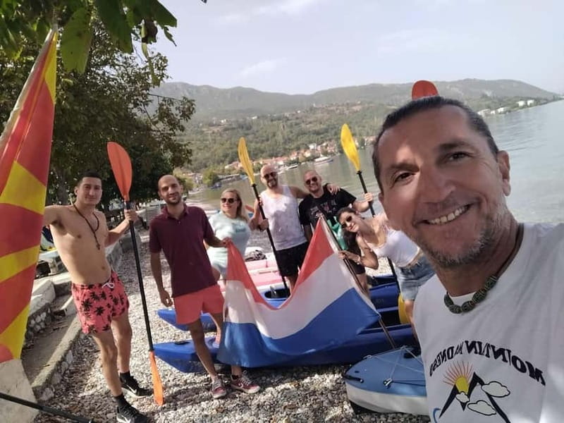 Kayaking Lake Ohrid with BBQ, from Ohrid. - Discounts, group feel, and the rating to know
