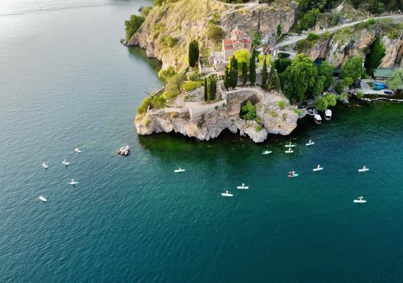 Ohrid: Stand Up Paddleboarding Tour with Landmarks & Photos - Two Hours on Lake Ohrid: Stops, Views, and Photo Planning