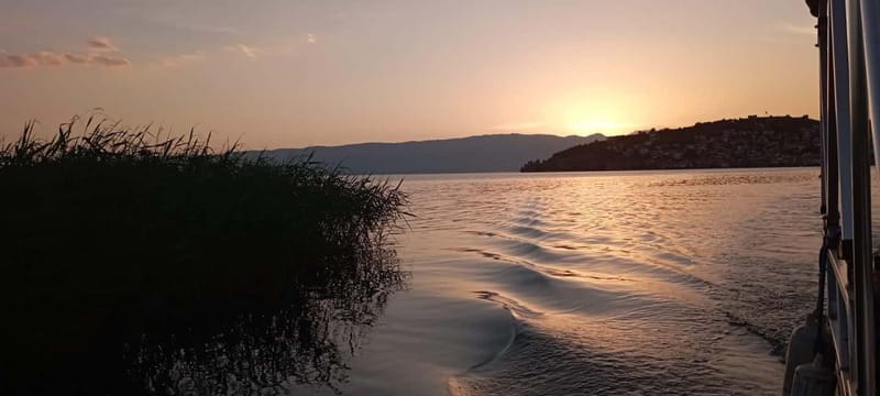 Ohrid Wine Tasting Boat Cruise - Unlimited Wine - Samuel’s Fortress at sunset: the scenic payoff