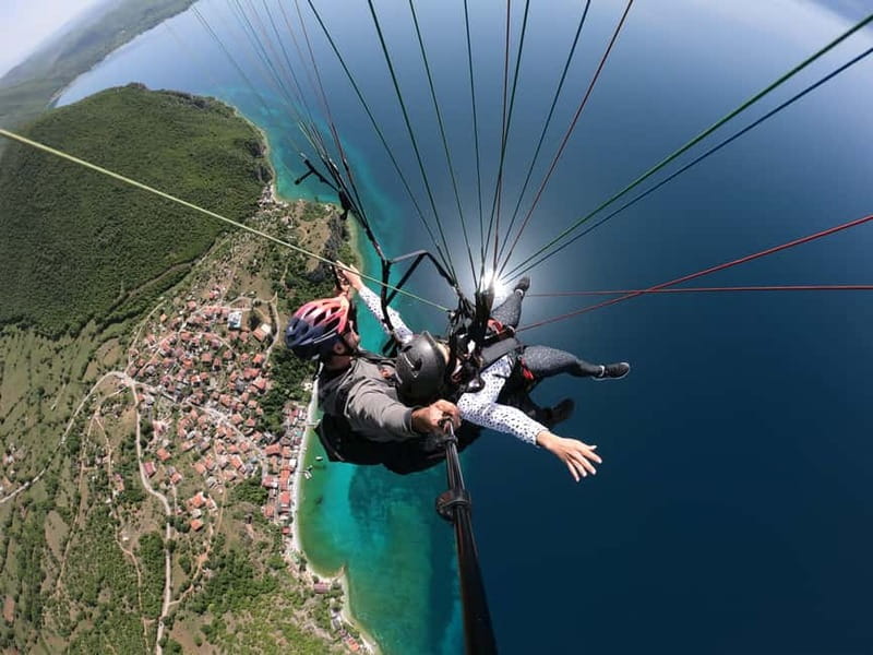 Paragliding Lake Ohrid - Paragliding Lake Ohrid: the view is the whole point