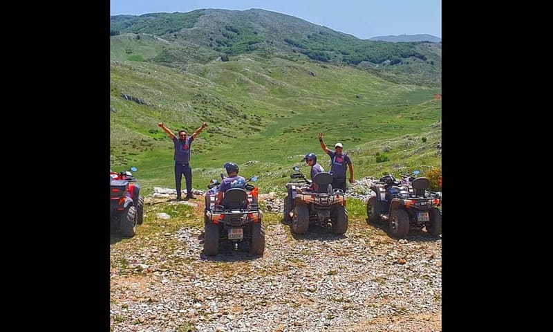 Quad ATV Bike Galicica, from Ohrid. - The Optional BBQ: A Simple Add-On After the Dirt