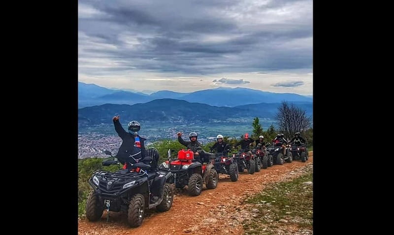 Quad ATV Bike Galicica, from Ohrid. - Drop-Offs Around Ohrid: How the End of the Day Works