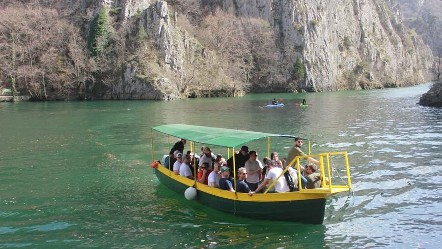 Skopje: Matka Canyon, Millennium Cross & Village Tour - Mount Vodno and the Millennium Cross: where Skopje looks huge