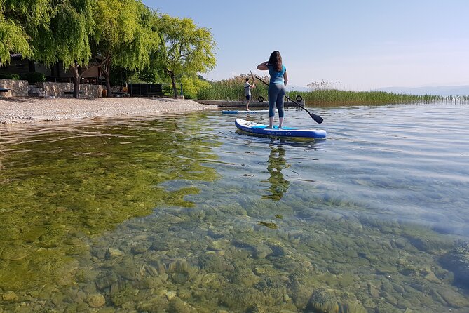 Stand-Up Paddleboard (SUP) Rental in Struga - Your on-water route: shoreline paddling, reed beds, and bird-friendly stops